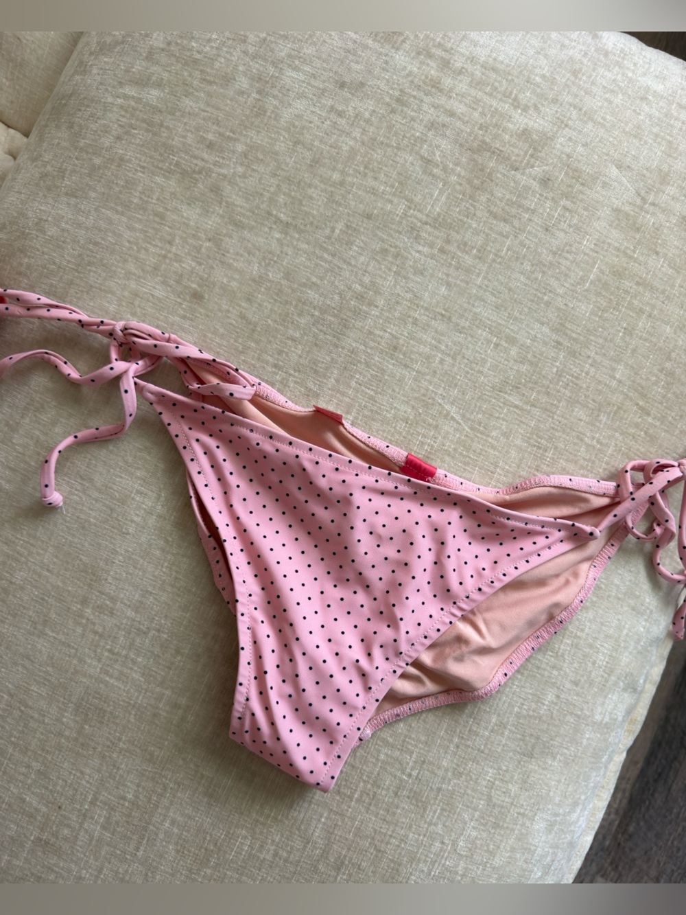 Dolls & Co Pink and Black polkadot bikini bottom bottoms